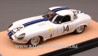 Immagine di JAGUAR E TYPE N.14 RETIRED LM 1963 HANSGEN-PABST ED.LIM.PCS 40 1:43