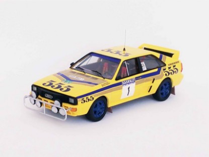 Immagine di AUDI QUATTRO N.1 1st HONG KONG-BEIJING 1986 BLOMQVIST-BERGLUND 1:43