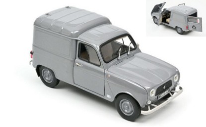 Immagine di RENAULT 4 FOURGONNETTE 1965 GREY 1:18 REPROD.