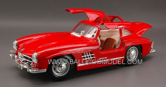 Immagine di MERCEDES 300 SL 1954 RED 1:18
