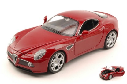 Immagine di ALFA ROMEO 8C COMPETIZIONE 2006 DARK RED 1:24-27