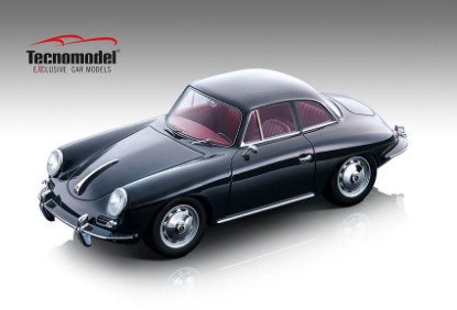 Immagine di PORSCHE 356 KARMANN HARDTOP 1961 GLOSS DARK GREY 1:18