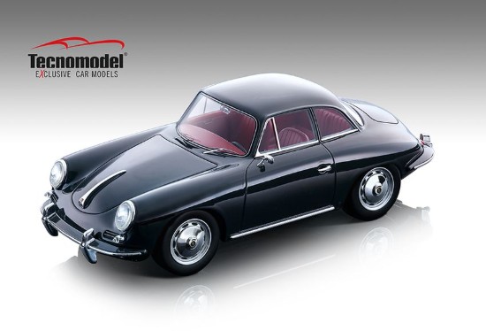 Immagine di PORSCHE 356 KARMANN HARDTOP 1961 GLOSS DARK GREY 1:18