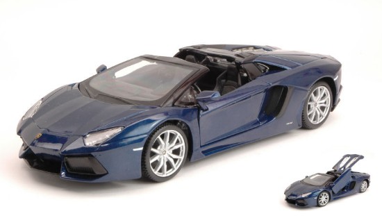 Immagine di LAMBORGHINI AVENTADOR LP 700-4 ROADSTER 2012 METALLIC BLUE 1:24