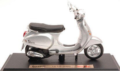 Immagine di VESPA LX 125 2005 SILVER 1:18