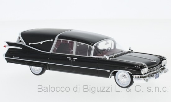 Immagine di CADILLAC SUPERIOR CORONA ROYALE LANDAU HEARSE 1959 BLACK 1:43