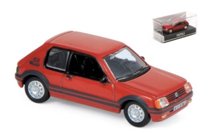 Immagine di PEUGEOT 205 GTi 1.9 1987 VALLELUNGA RED 1:87