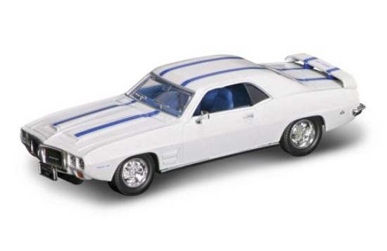 Immagine di PONTIAC FIREBIRD TRANS AM 1969 WHITE W/BLUE STRIPES 1:43