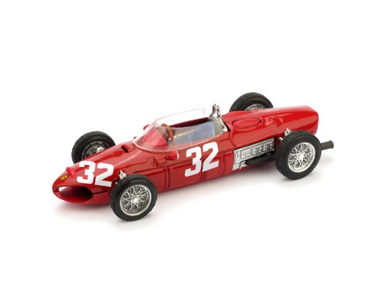 Immagine di FERRARI 156 G.BAGHETTI 1961 RETIRED (ENGINE) ITALY GP N.32 FAST.LAP 1:43