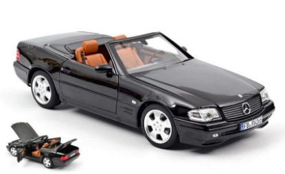 Immagine di MERCEDES SL 500 1999 BLACK 1:18