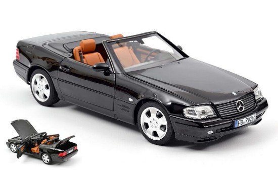 Immagine di MERCEDES SL 500 1999 BLACK 1:18