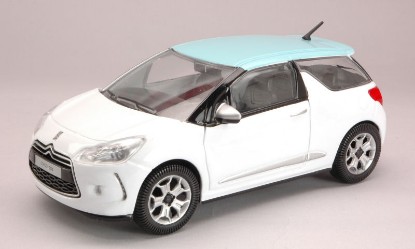 Immagine di CITROEN DS3 2010 WHITE/AZUR 1:24
