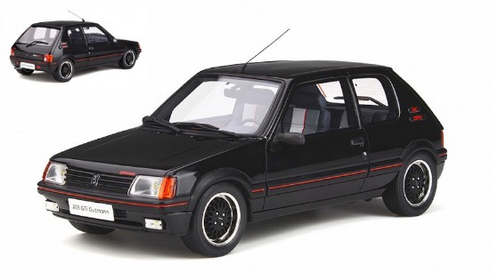 Immagine di PEUGEOT 205 GTI GUTMANN BLACK 1:18