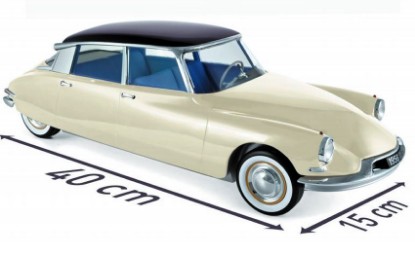 Immagine di CITROEN DS 19 1956 CHAMPAGNE & AUBERGINE 1:12