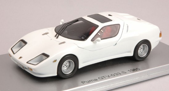 Immagine di PUMA GTV 033 1985 WITH ALFA ROMEO ENGINE WHITE ED.LIM.PCS 175 1:43
