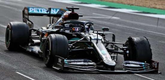 Immagine di MERCEDES F1 W11 LEWIS HAMILTON 2020 N.44 WINNER SILVERSTONE GP 1:43