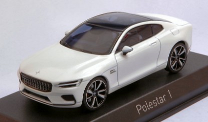 Immagine di POLESTAR 1 2020 SNOW WHITE & BLACK FRAME 1:43