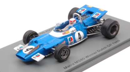 Immagine di MATRA MS80 JACKIE STEWART 1969 N.4 WINNER DUTCH GP 1:43