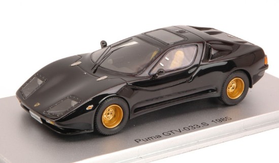 Immagine di PUMA GTV 033 1985 WITH ALFA ROMEO ENGINE BLACK ED.LIM.PCS 200 1:43
