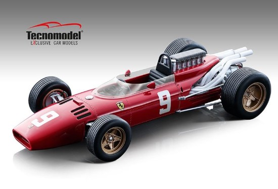 Immagine di FERRARI 312 F1 N.9 GERMAN GP 1966 LORENZO BANDINI 1:18