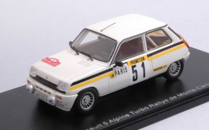 Immagine di RENAULT 5 ALPINE N.51 RALLY MONTE CARLO 1984 F.CHAUCHE-C.TEYSSIER 1:43