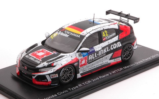 Immagine di HONDA CIVIC TYPE R TCR N.42 2nd RACE 2 WTCR MACAU 2018 T.SCHEIDER 1:43