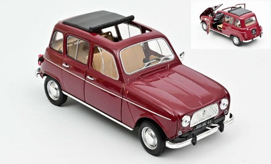 Immagine di RENAULT 4L 1966 DARK RED 1:18