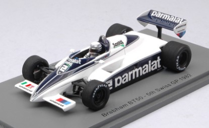 Immagine di BRABHAM BT50 RICCARDO PATRESE 1982 N.2 5th SWISS GP 1:43