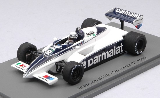 Immagine di BRABHAM BT50 RICCARDO PATRESE 1982 N.2 5th SWISS GP 1:43
