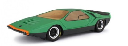 Immagine di ALFA ROMEO 33 BERTONE CARABO 1968 PRESENTATION VERSION GREEN 1:18
