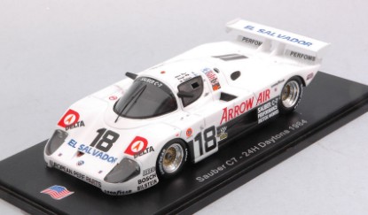 Immagine di SAUBER C7 N.18 24 H DAYTONA 1984 FOMFOR-NAON-D.MONTOYA-VALIENTE 1:43