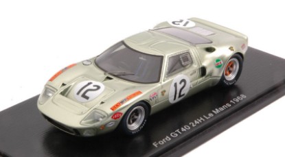Immagine di FORD GT40 N.12 LM 1968 P.SALMON-E.LIDDELL 1:43