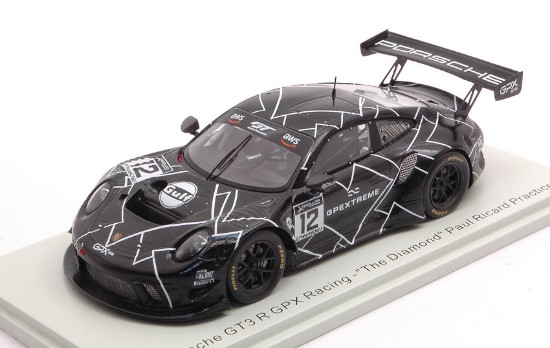 Immagine di PORSCHE GT3 R GPX RACING N.12 THE DIAMOND PAUL RICARD PRACTICE 1:43