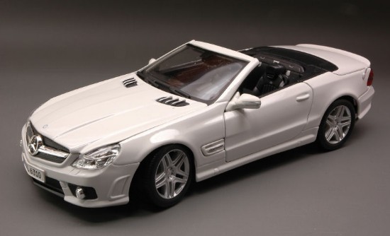 Immagine di MERCEDES SL 63 AMG 2009 WHITE 1:18