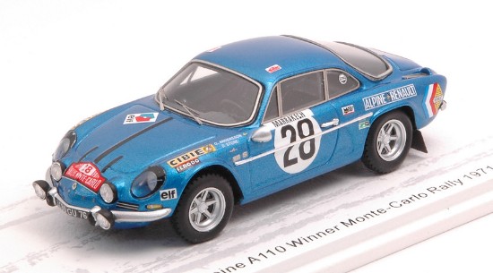Immagine di ALPINE A110 N.28 WINNER MONTE CARLO 1971 O.ANDERSSON-D.STONE 1:43