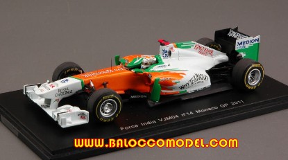 Immagine di FORCE INDIA A.SUTIL 2011 N.14 MONACO GP 1:43