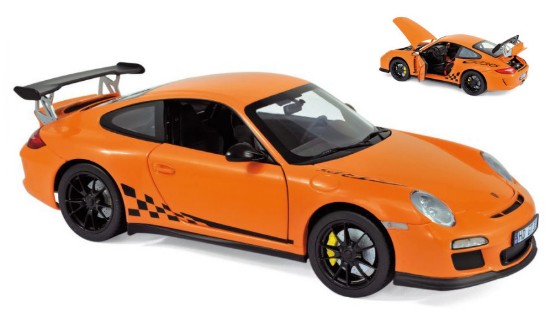 Immagine di PORSCHE 911 GT3 RS 2009 ORANGE 1:18