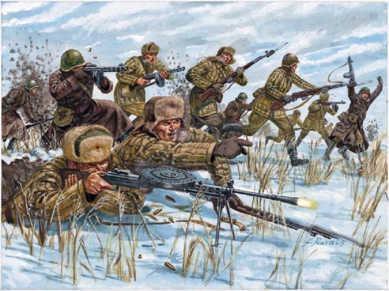 Immagine di RUSSIAN INFANTRY WINTER UNIFORM KIT 1:72