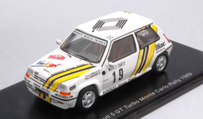 Immagine di RENAULT 5 GT TURBO N.19 MONTE CARLO 1989 A.OREILLE-G.THIMONIER 1:43