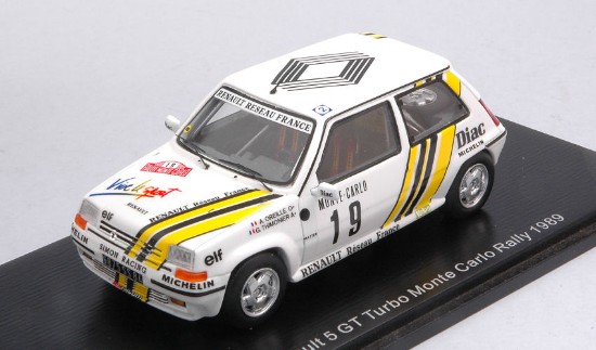 Immagine di RENAULT 5 GT TURBO N.19 MONTE CARLO 1989 A.OREILLE-G.THIMONIER 1:43