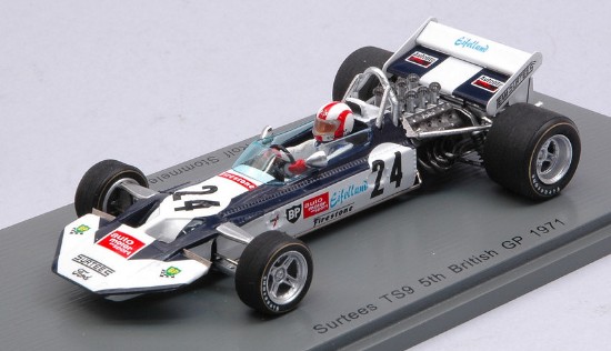 Immagine di SURTEES TS9 ROLF STOMMELEN 1971 N.24 5th BRITISH GP 1:43