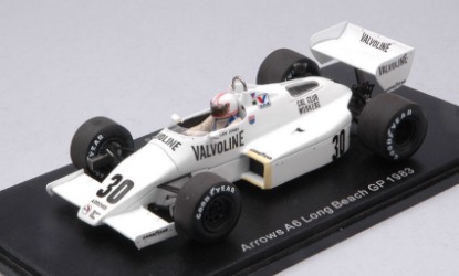 Immagine di ARROWS A6 ALAN JONES 1983 N.30 LONG BEACH GP 1:43