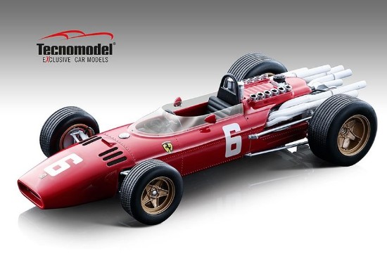 Immagine di FERRARI 312 F1 N.6 WINNER MONZA GP 1966 LUDOVICO SCARFIOTTI 1:18