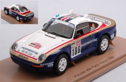Immagine di PORSCHE 959 N.186 PARIS DAKAR 1985 R.METGE-D.LEMOINE 1:43