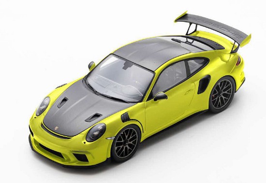 Immagine di PORSCHE 911 GT3 RS 2018 YELLOW/BLACK 1:18