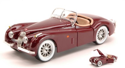 Immagine di JAGUAR XK 120 ROADSTER 1951 AMARANT 1:24
