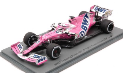 Immagine di BWT RACING POINT RP20 NICO HULKENBERG 2020 N.27 70th ANNIV.GP 1:43