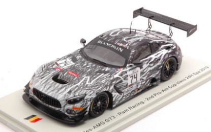 Immagine di MERCEDES GT3 N.74 2nd PRO-AM CLASS 24 H SPA 2019 VOS-BURKE-FRANKEN.1:43