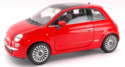 Immagine di FIAT NUOVA 500 2007 RED 1:24