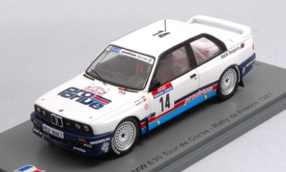 Immagine di BMW E30 N.14 TOUR DE CORSE 1987 G.BIAR-M.DUEZ 1:43